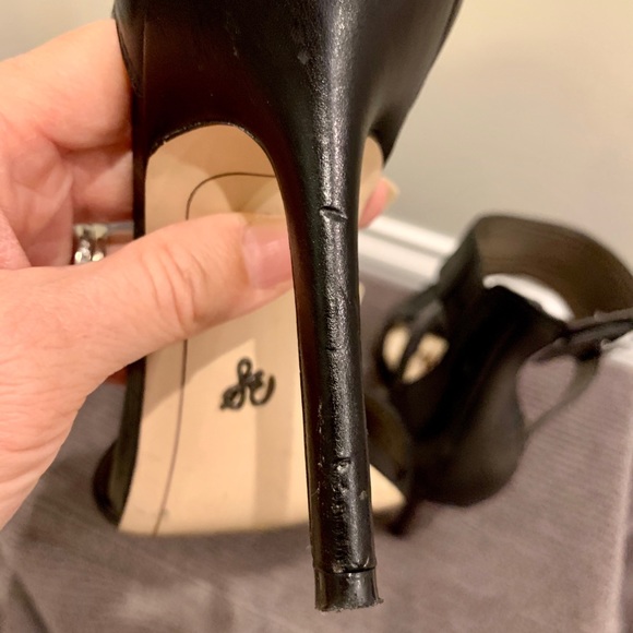 EUC Sam Edelman Addie Heels in Black - Picture 5 of 8